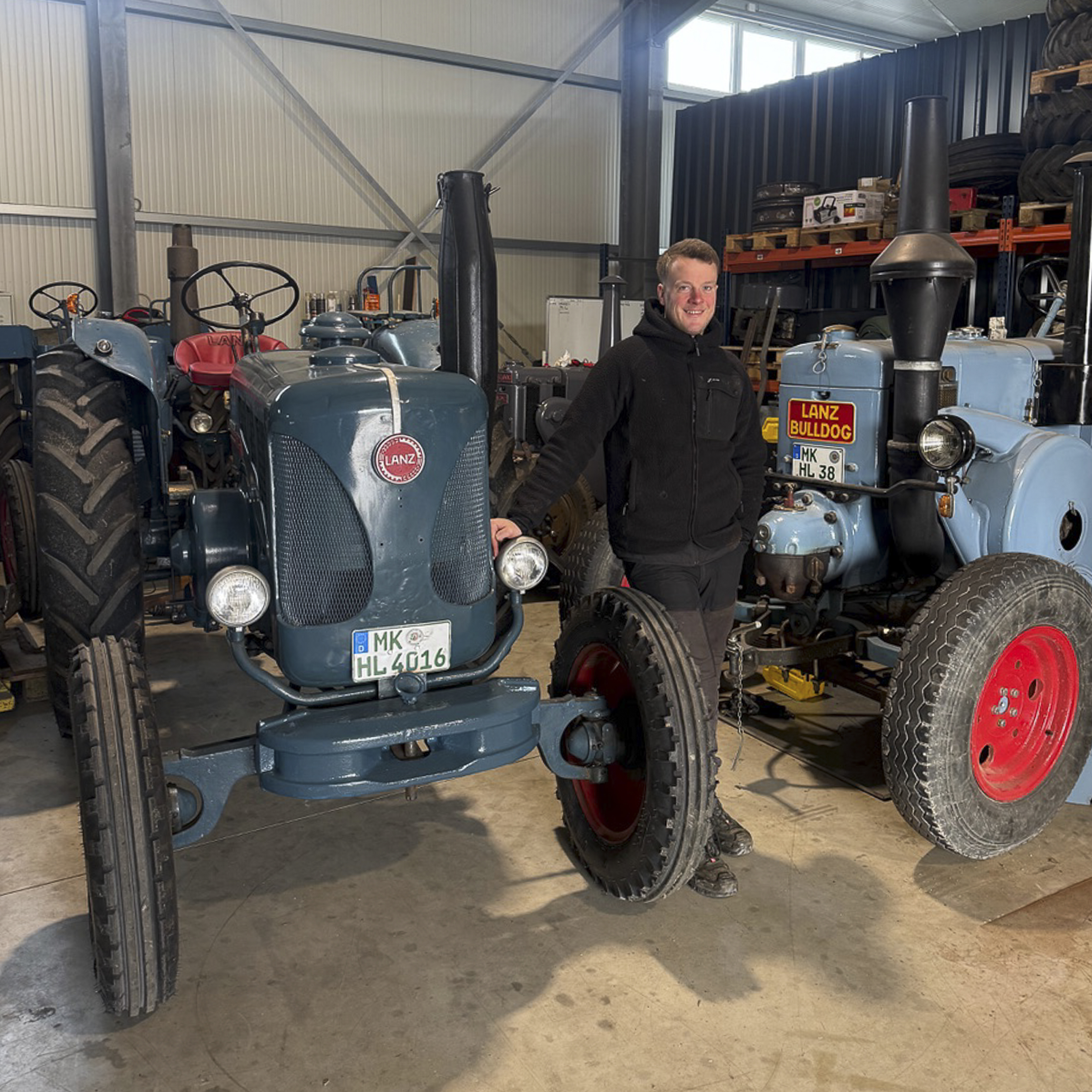 Max Willeke restauriert Oldtimer-Traktoren / Foto: Max Willeke Landmaschinen