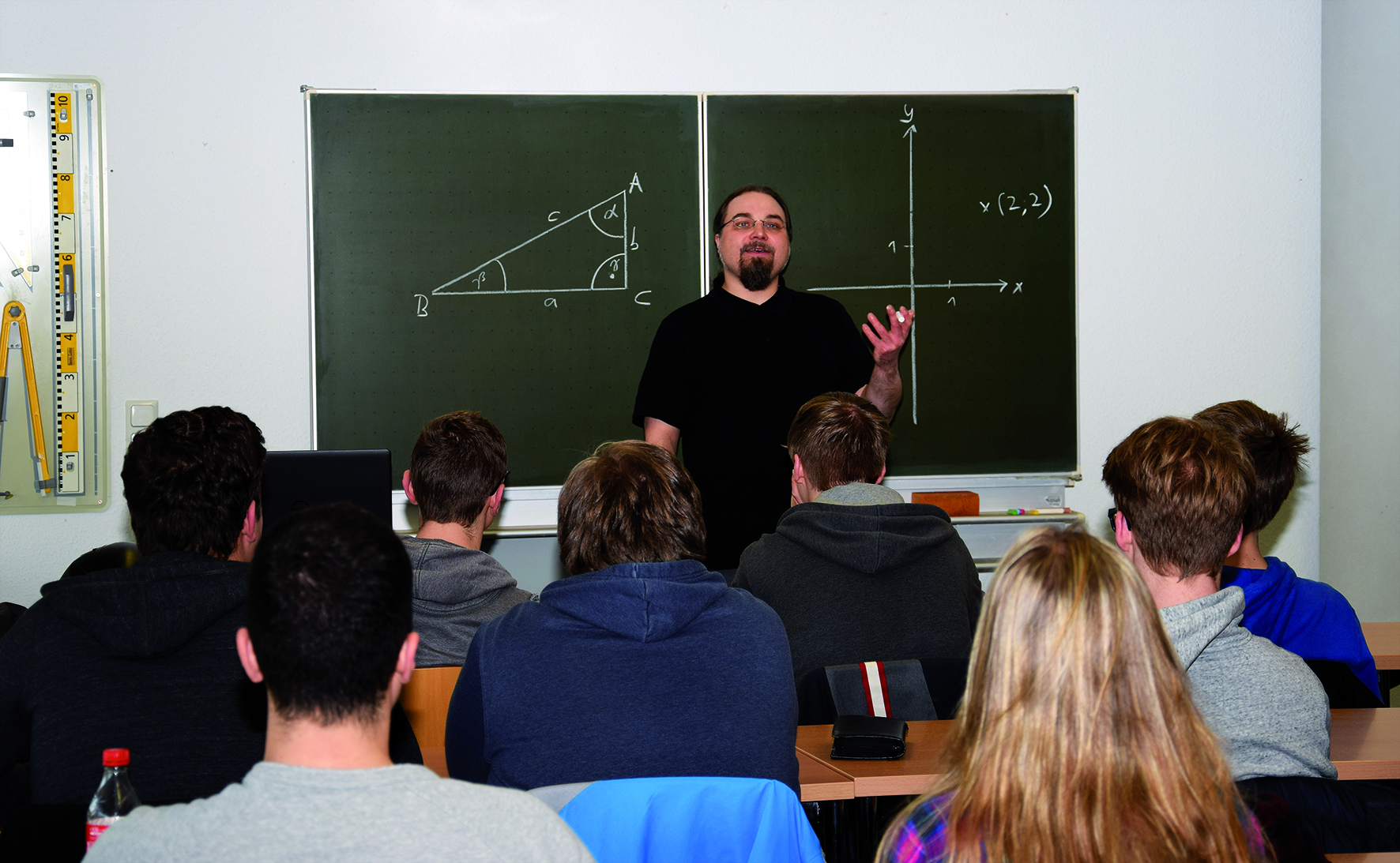 Uwe Gogolin thematisierte in seiner Vorlesung die Polarkoordinaten