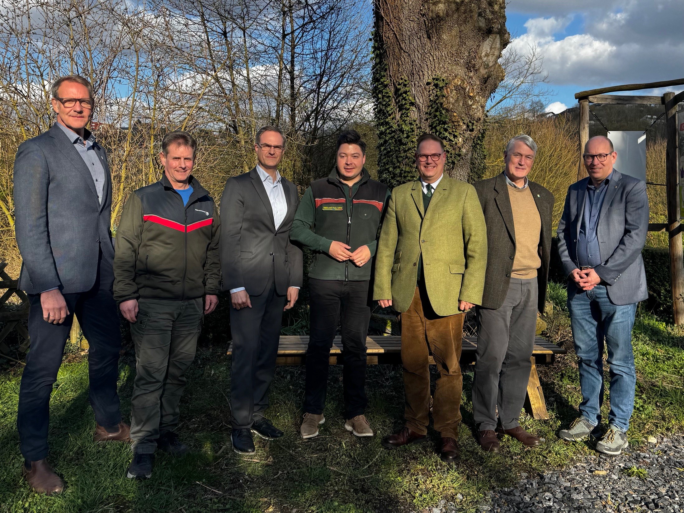Thomas Wälter, Jürgen Schüssele, Prof. Dr. Marc Boelhauve, Johannes Schmitt, Prof. Dr. Gerrit Bub, Tim Scherer und Prof. Dr. Dr. Alexander Prange