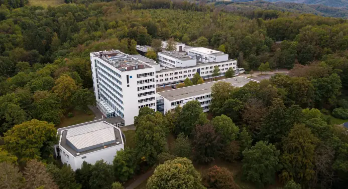 Hochschulgebäude Iserlohn von oben