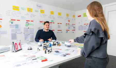 Studenten im Seminar Raum