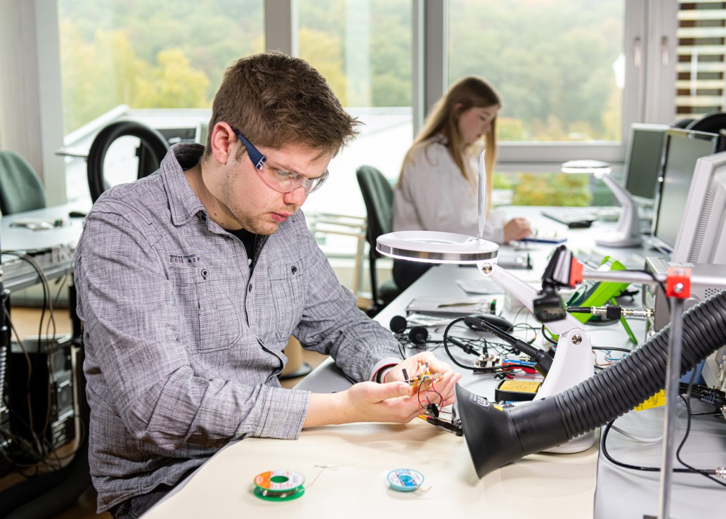 Student am Rechner