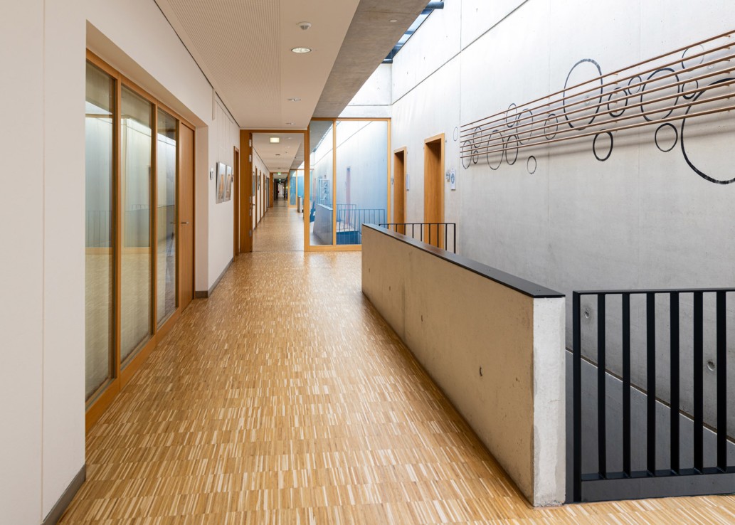 Flur im Hauptgebäude in der Mescheder Lindenstraße