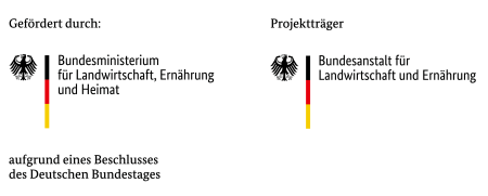 Logo gefördert durch: Bundesministerium für Landwirtschaft, Ernährung und Heimat