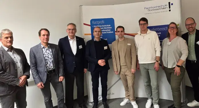 Die Organisatoren und Referenten des Lüdenscheider Dialogs