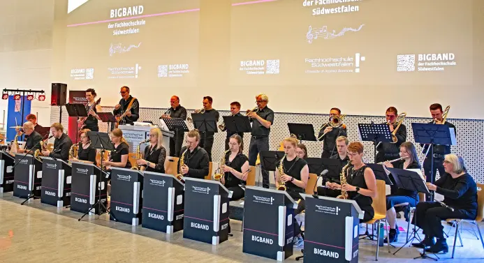 Die hauseigene Big Band der Fachhochschule Südwestfalen.