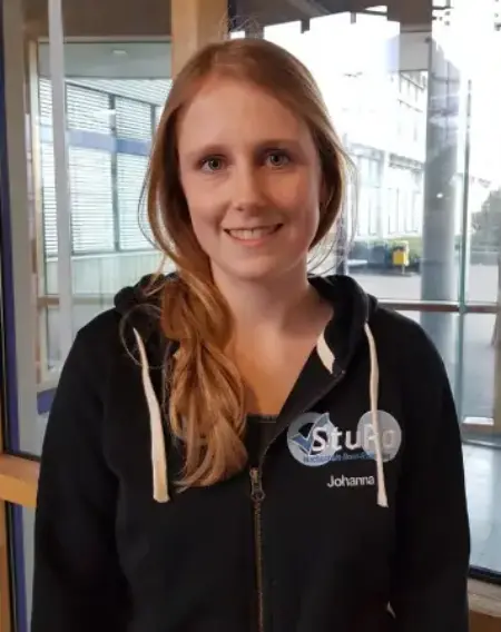 2016: Insgesamt war Johanna Illmer 3 Jahre im StuPa und anderen Gremien aktiv.