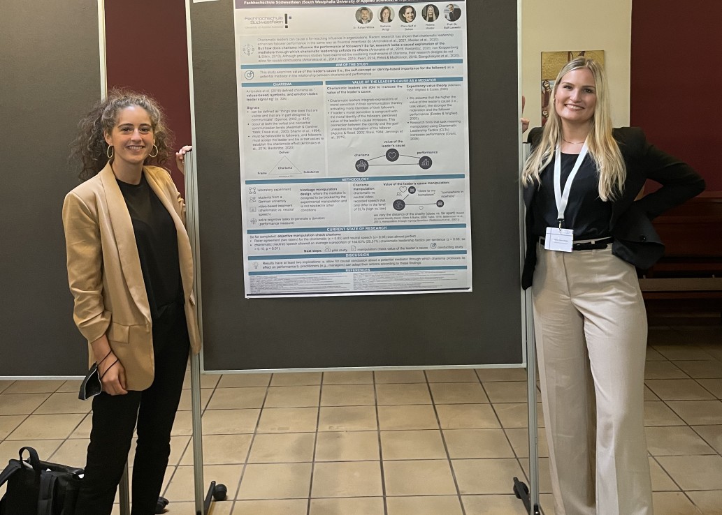 Postersession auf dem DGP Congress 2022 in Hildesheim 2022: Clara Seif el Dahan und Helena Hüster