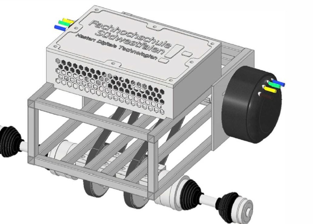 CAD-Zeichnung von Bauteilen