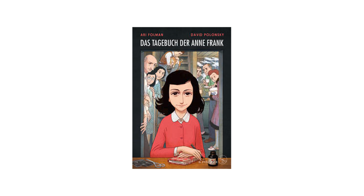 Cover des Buches das Tagebuch der Anne Frank: graphic diary von Ari Folman und Daṿid Frank