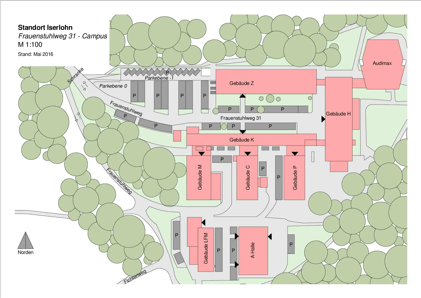 Lageplan Standort Iserlohn