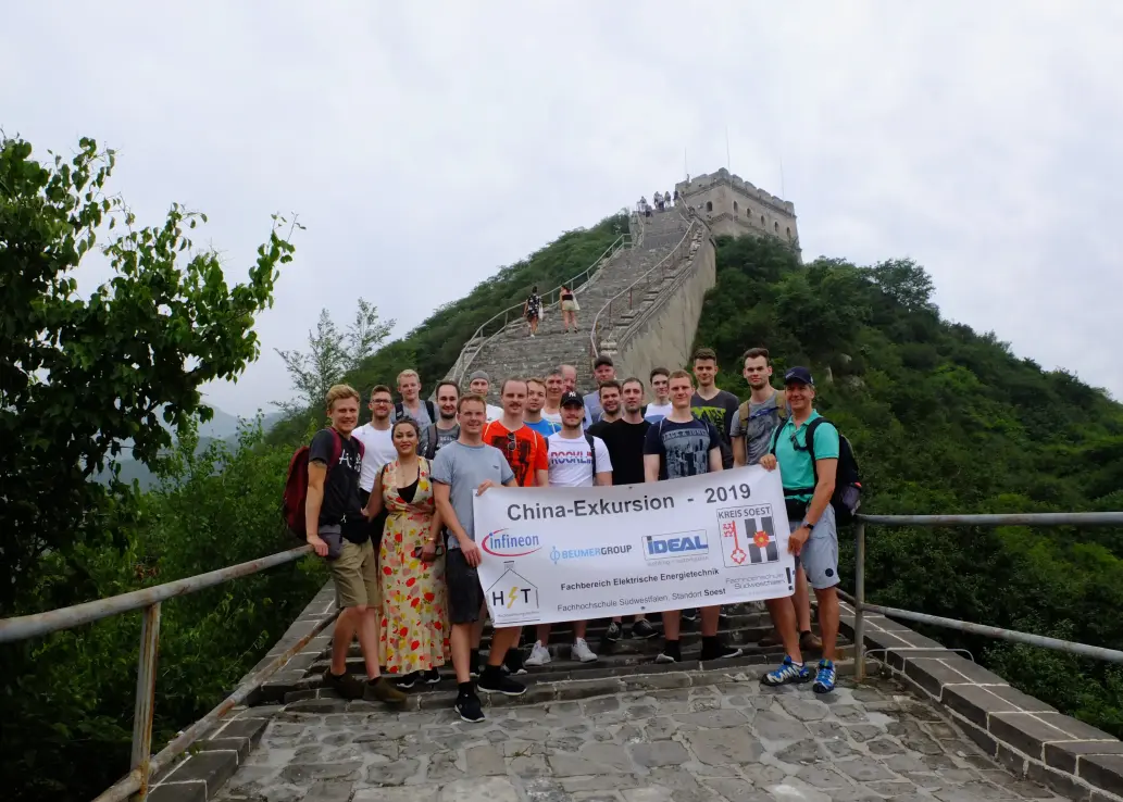 Gruppenfoto Chinesische Mauer