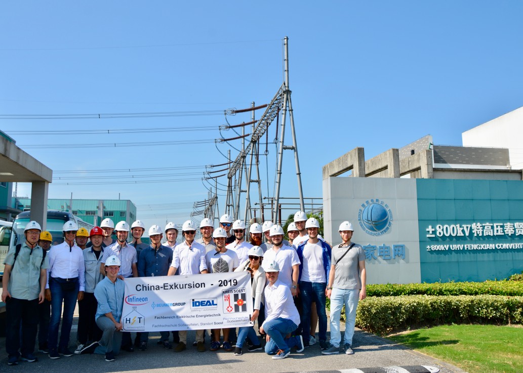 Gruppenfoto Siemens Umspannwerk